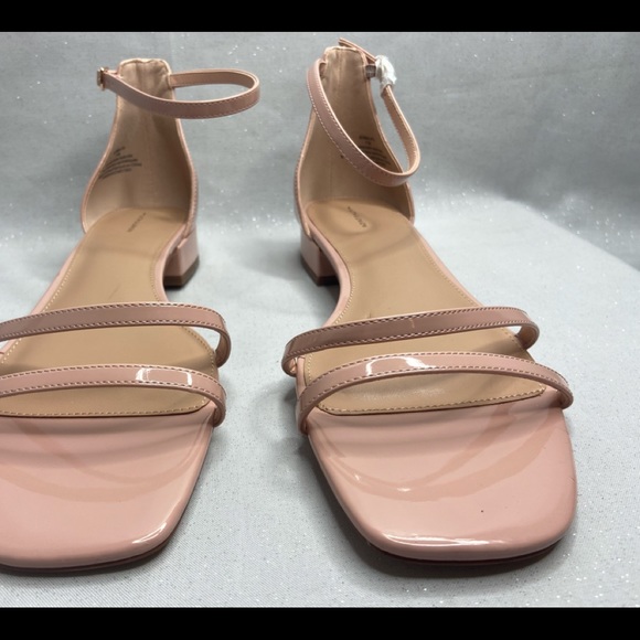 ❌SOLD❌14th And Union Jemma Strappy Sandal Nude Faux - Picture 4 of 14
